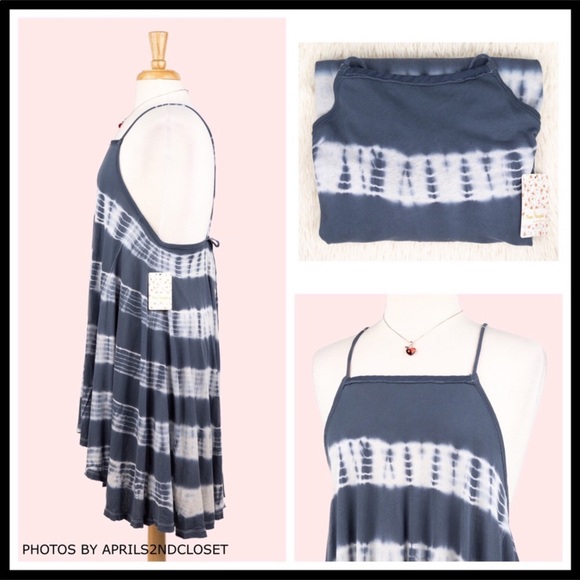 FREE PEOPLE BOHO FLOWY TUNIC TANK KNIT MINI A3C - Picture 12 of 16